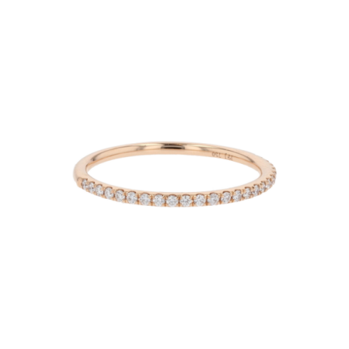 18K Rose Gold Diamond Half Eternity Ring – 0.16ctw G/H