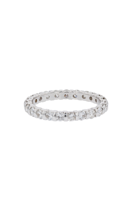 18K White Gold Diamond Eternity Band – 1.20ctw G–H SI–VS Round Brilliant