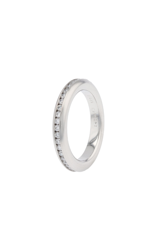 Platinum Satin Finish Diamond Eternity Band – 0.62ctw F VS