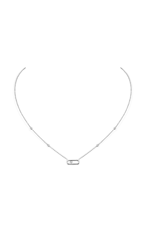 Move Uno White Gold Diamond Necklace