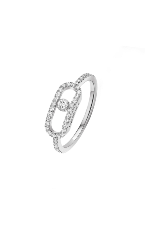 Move Uno Pavé LM White Gold Diamond Ring