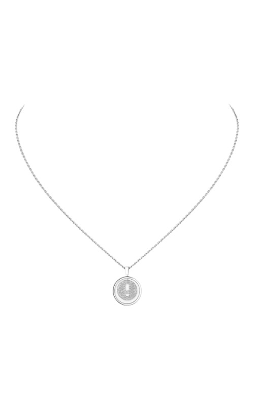 Messika Lucky Move SM Pavé White Gold Diamond Necklace