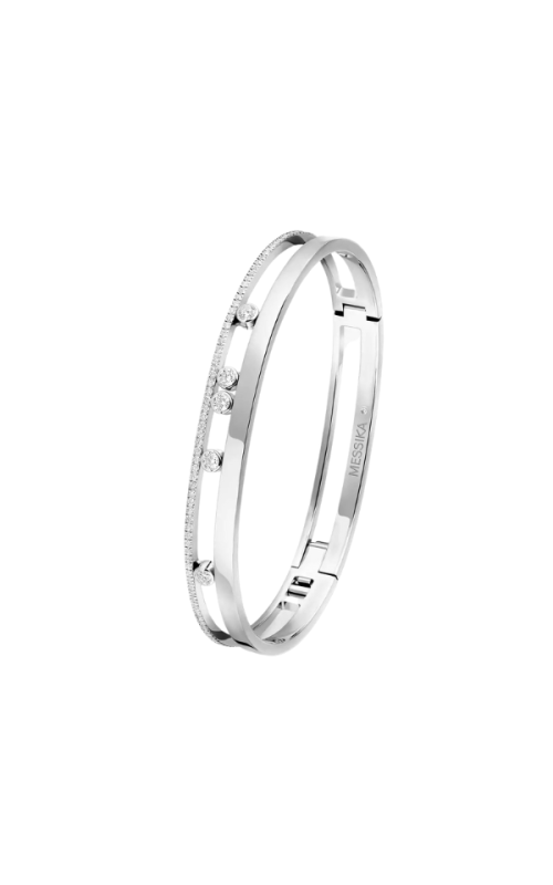 Messika Move Romane Bangle White Gold Diamond Bracelet