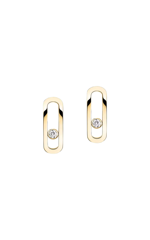 Move Uno Yellow Gold Diamond Earrings