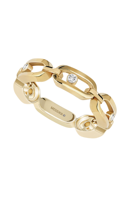 Move Link Multi Yellow Gold Diamond Ring
