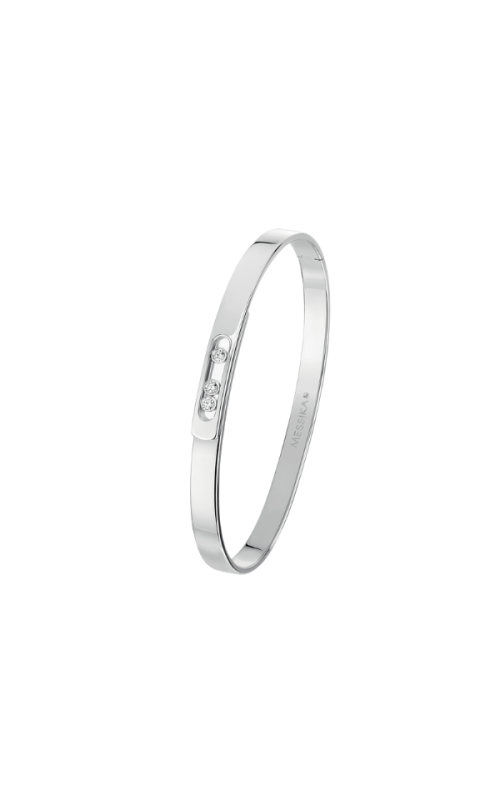 Move Noa Bangle SM White Gold Diamond Bracelet