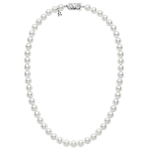 16 Akoya Cultured Pearl Strand Necklace - 18K White Gold Clasp