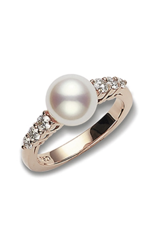 Morning Dew Akoya Cultured Pearl Ring– 18K Pink Gold
