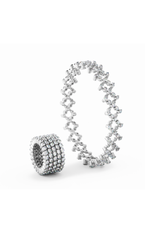 Serafino Consoli 5 Row Diamond Ring to Bracelet
