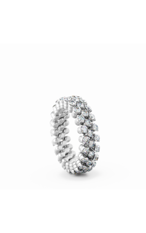 Serafino Consoli 3 Row Diamond White Gold Ring