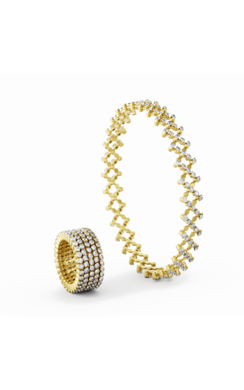 Serafino Consoli 5 Row Ring to Bracelet 18k Yellow Gold