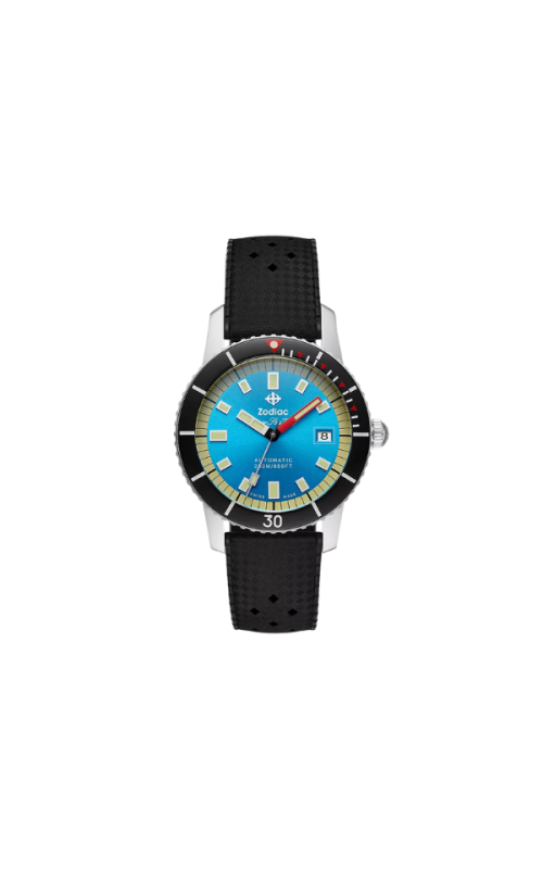 Super Sea Wolf Compression Diver Automatic Rubber Strap Watch
